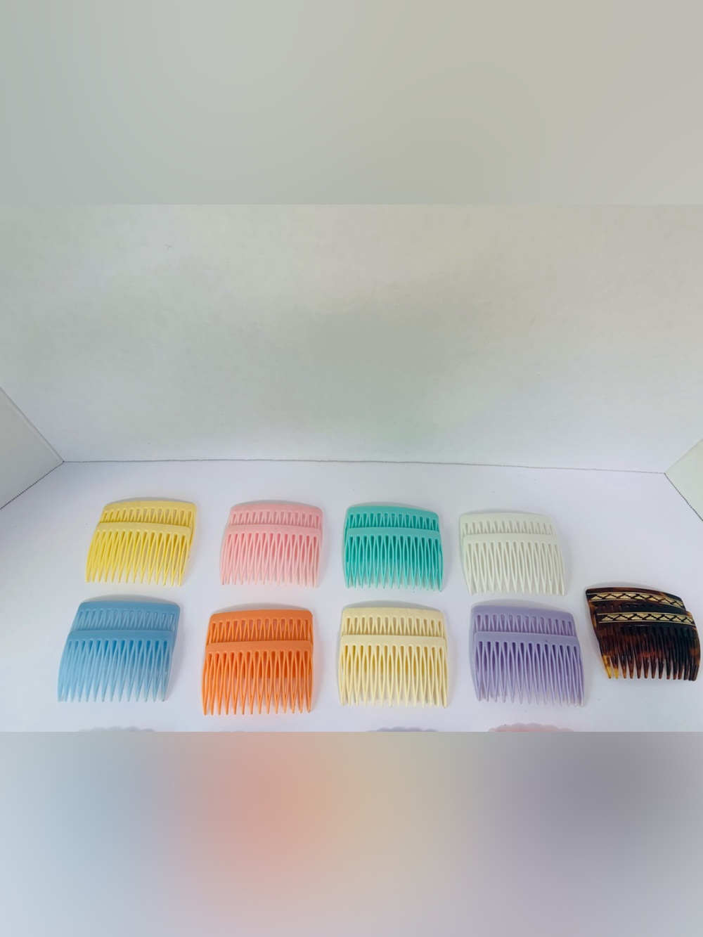 Vintage Goody Hair Side Combs 2.5โ Multiple Colors Lot of 45 (21 Pairs) - Picture 3 of 10